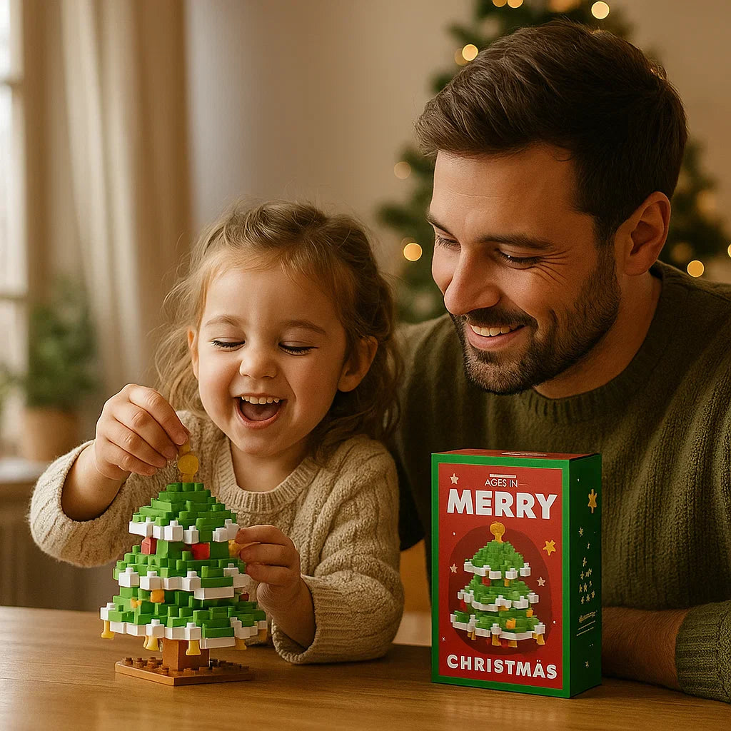 Figuritas navideñas creativas de bloques – diversión para toda la familia