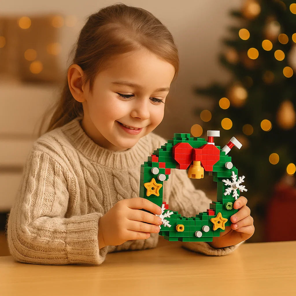 Figuritas navideñas creativas de bloques – diversión para toda la familia