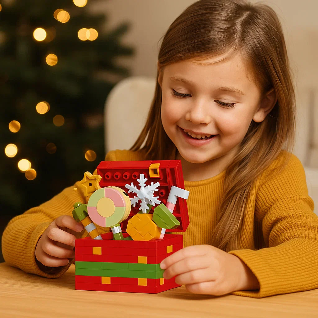 Figuritas navideñas creativas de bloques – diversión para toda la familia