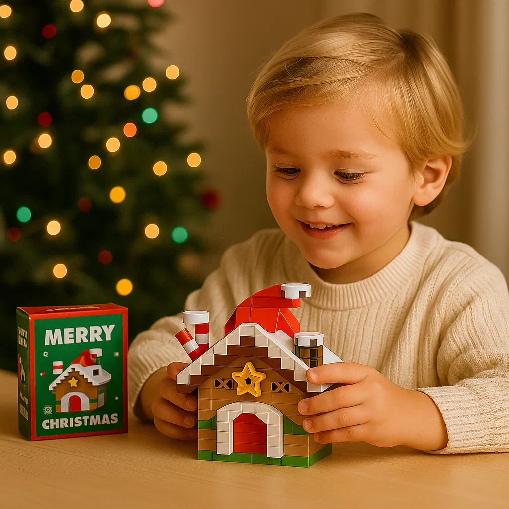 Figuritas navideñas creativas de bloques – diversión para toda la familia