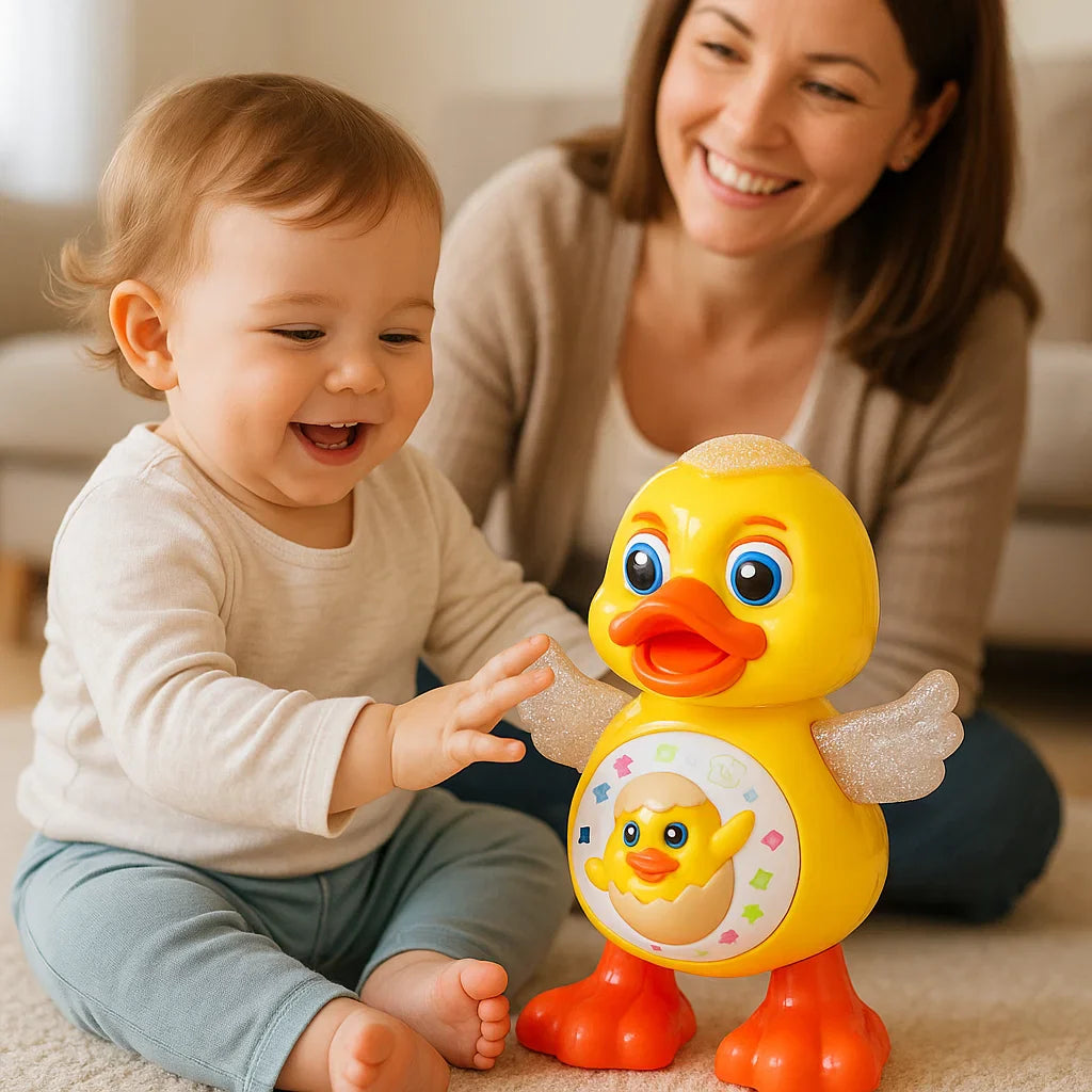Juguete de pato bailarín para niños