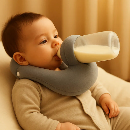 Almohada de lactancia sin usar las manos para bebés