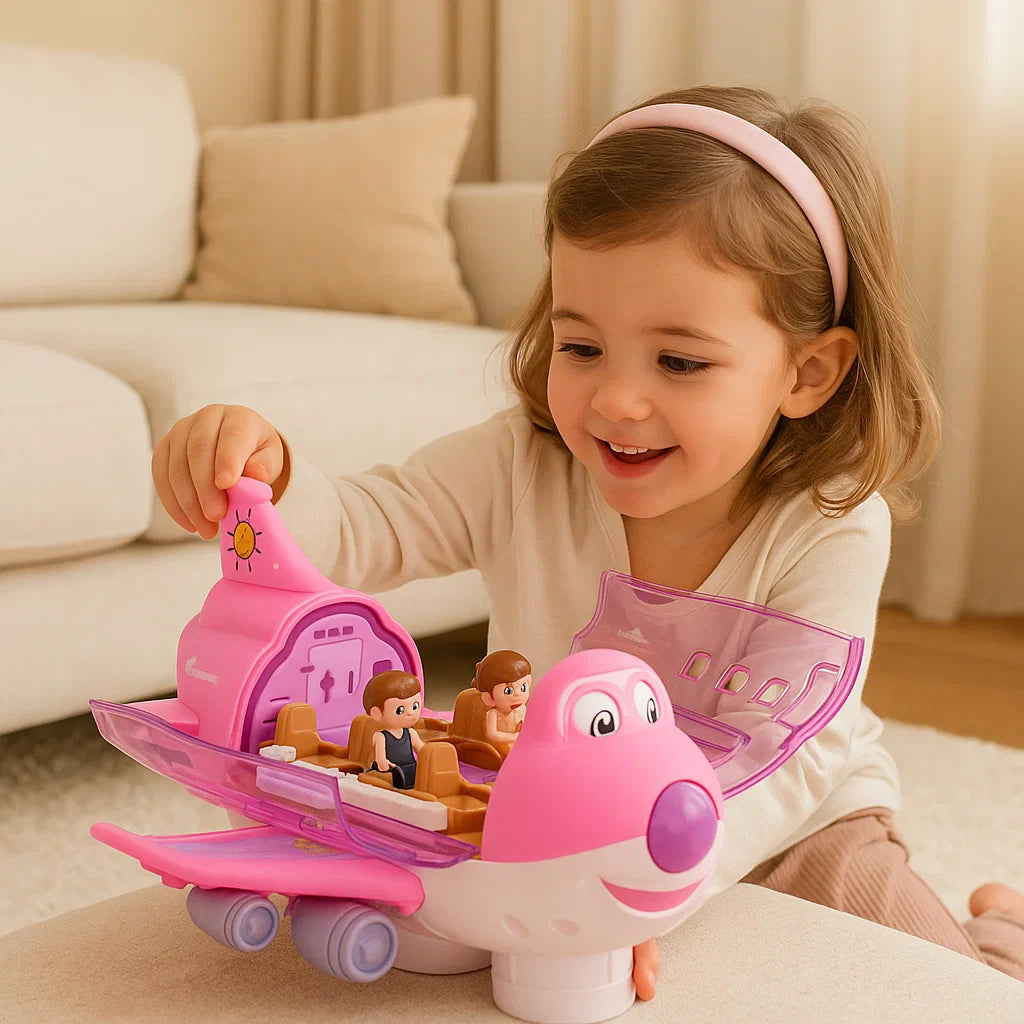 Juguete de avión divertido y bailarín