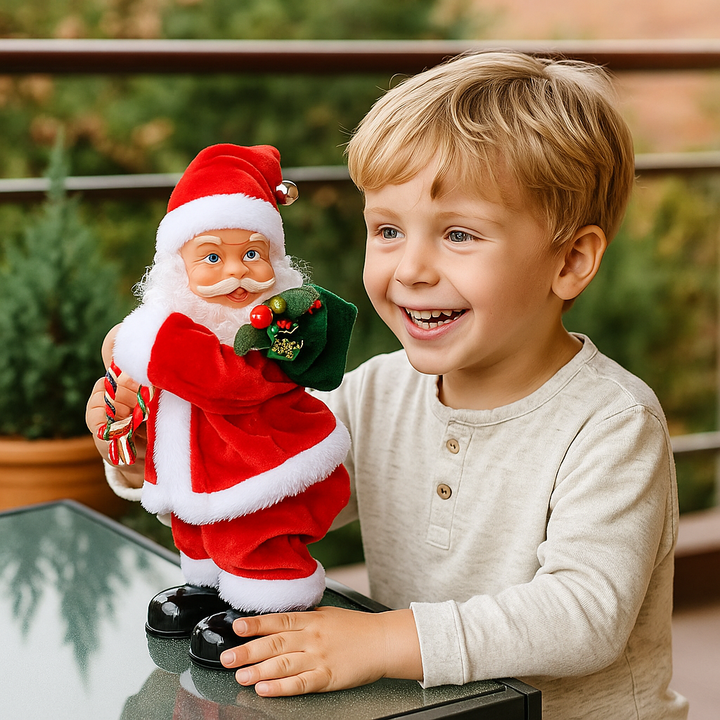 Juguete navideño Papá Noel bailarín para niños