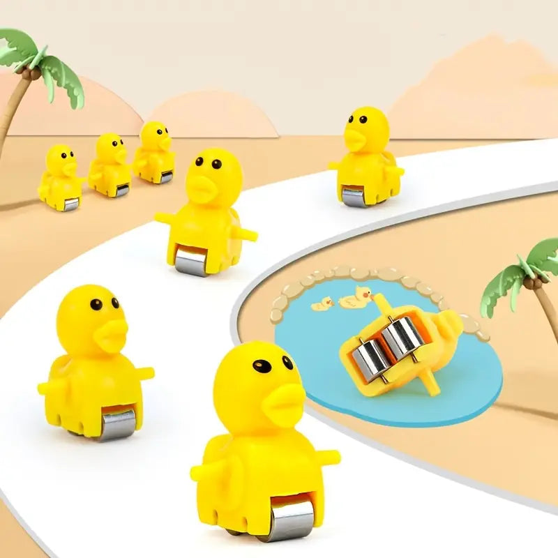 Tobogán con patos – juguete montaña rusa