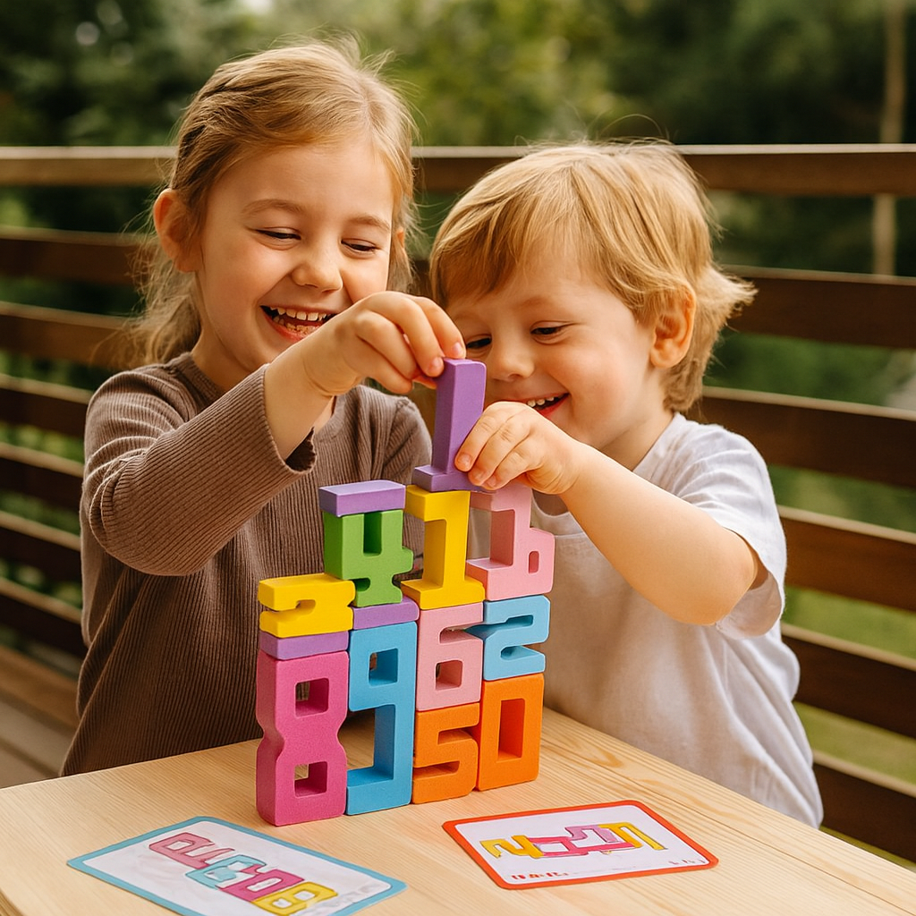 Bloques pedagógicos para aprender matemáticas y números