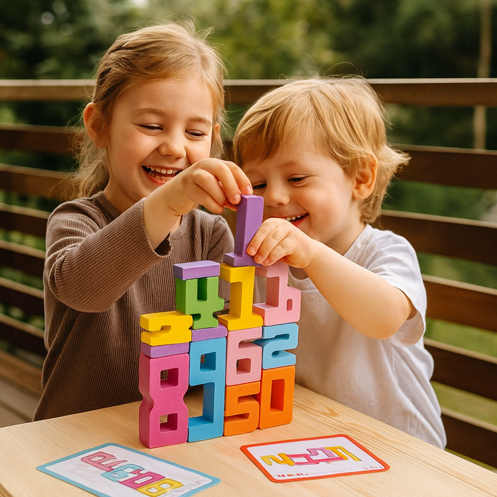 Bloques pedagógicos para aprender matemáticas y números