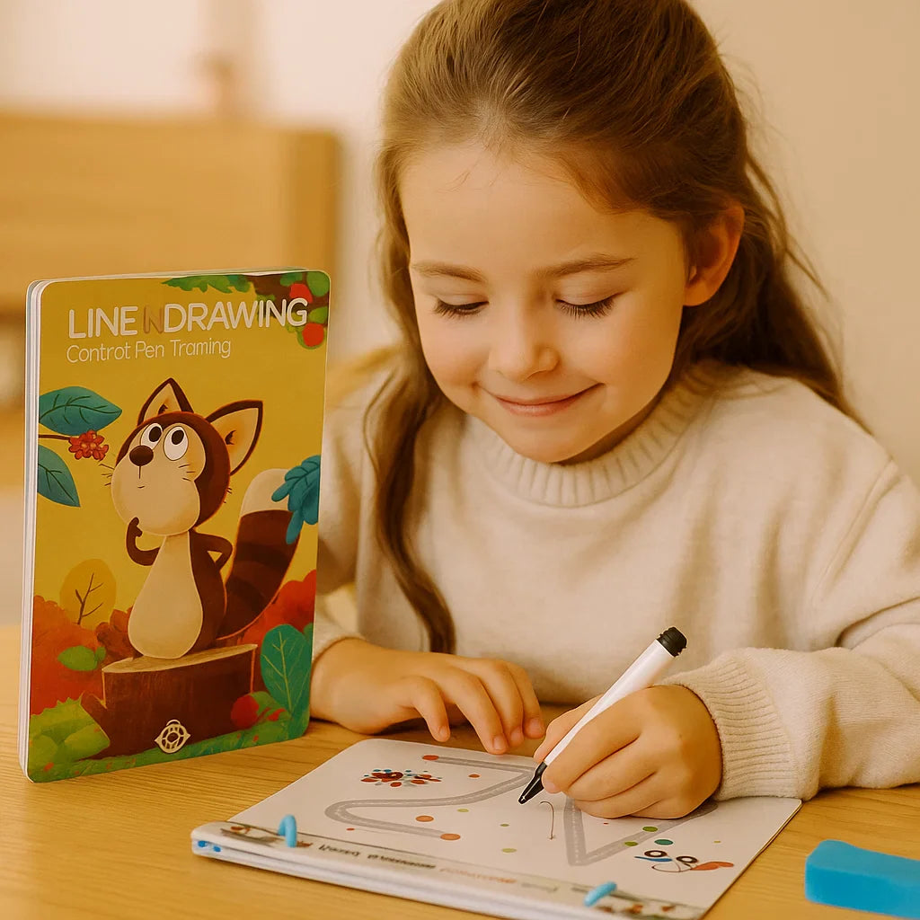 Libro de Entrenamiento para el Control del Bolígrafo para Niños