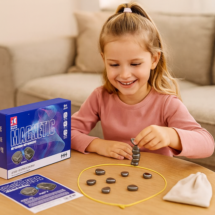 ¡Juego de ajedrez magnético de destreza – diversión para toda la familia!
