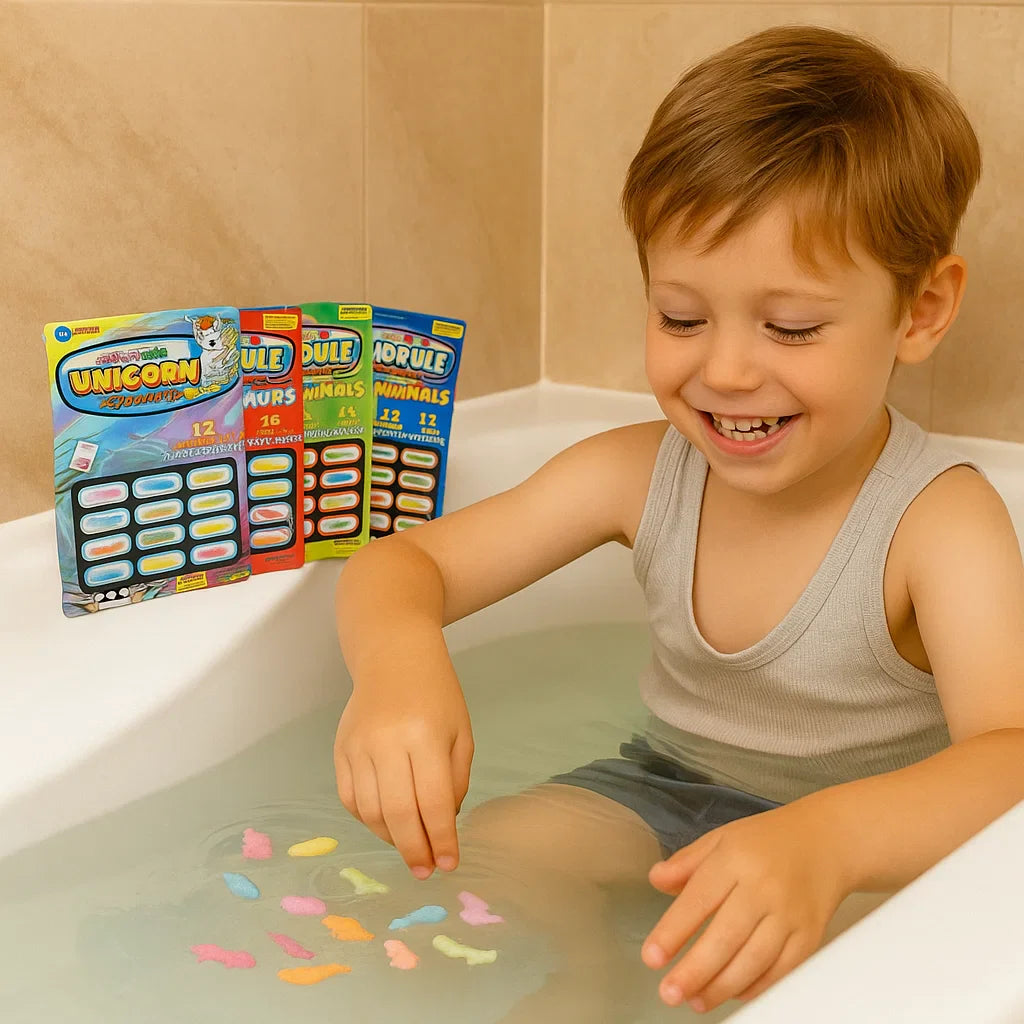 Cápsulas mágicas con animales acuáticos