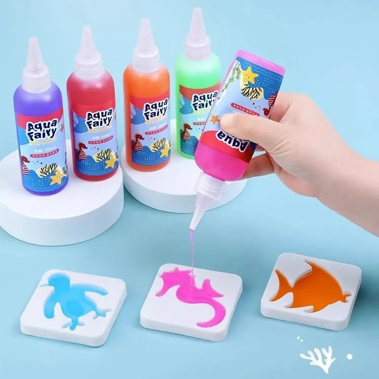 Juguete mágico acuático para niños | Kit creativo DIY para crear animales flotantes en el agua