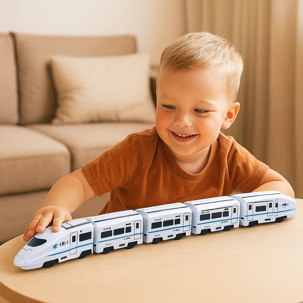 Tren Inteligente con Vagonetas – Juguete para Niños