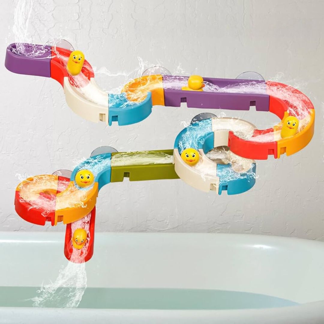 Tobogán con patito – juguete para el baño