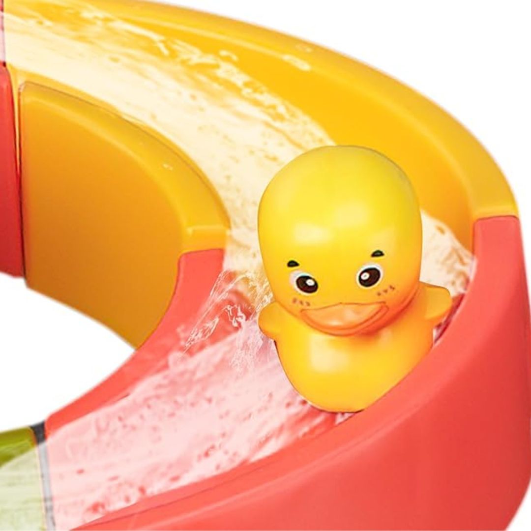 Tobogán con patito – juguete para el baño