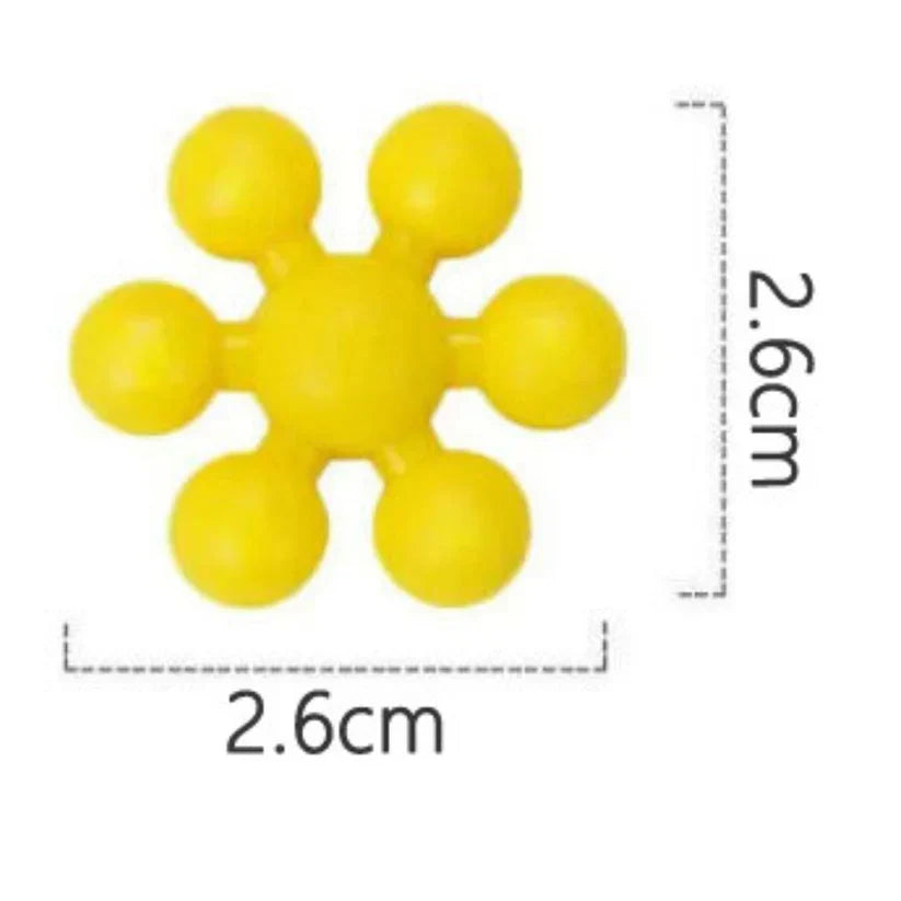 Bloques de construcción en forma de copo de nieve para niños | Rompecabezas creativos en 3D para diversión educativa y habilidades motoras