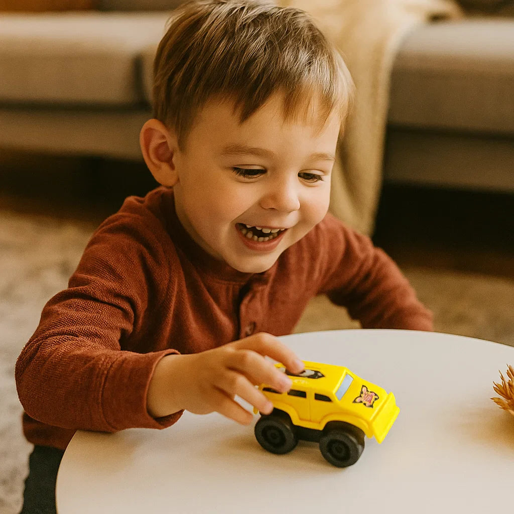 Mini coches para los más pequeños ⎜ Vehículos inerciales para jugar en interiores y desarrollar habilidades motoras tempranas