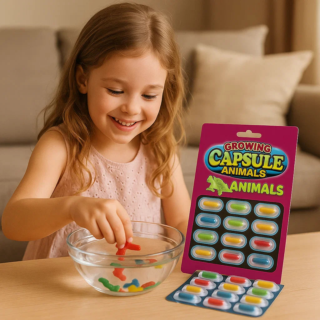 Cápsulas mágicas con animales acuáticos