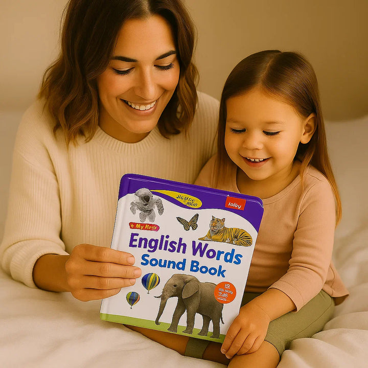 Libro para aprender los sonidos en inglés | Libro de audio interactivo para el desarrollo temprano del lenguaje y la construcción de vocabulario