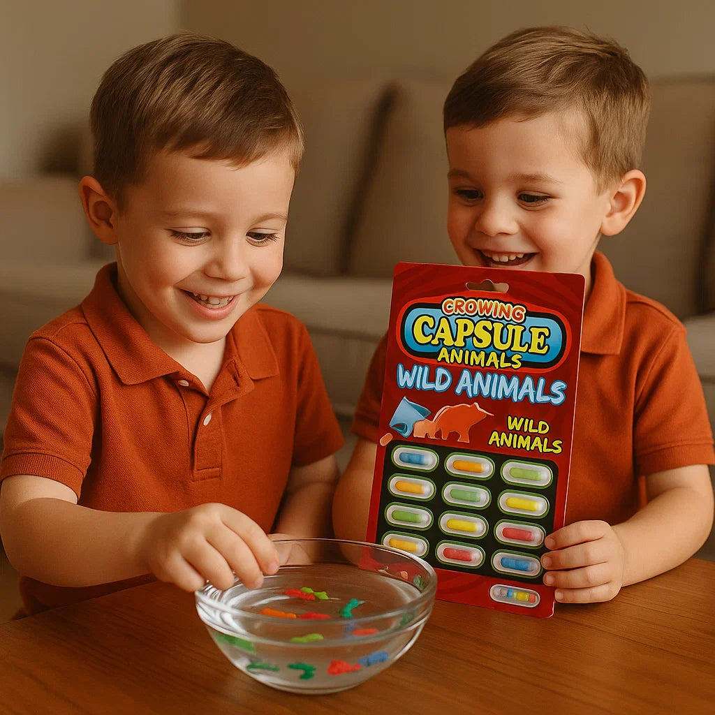 Cápsulas mágicas con animales acuáticos