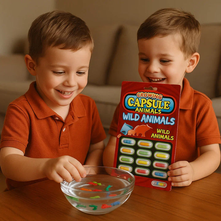 Cápsulas mágicas con animales acuáticos