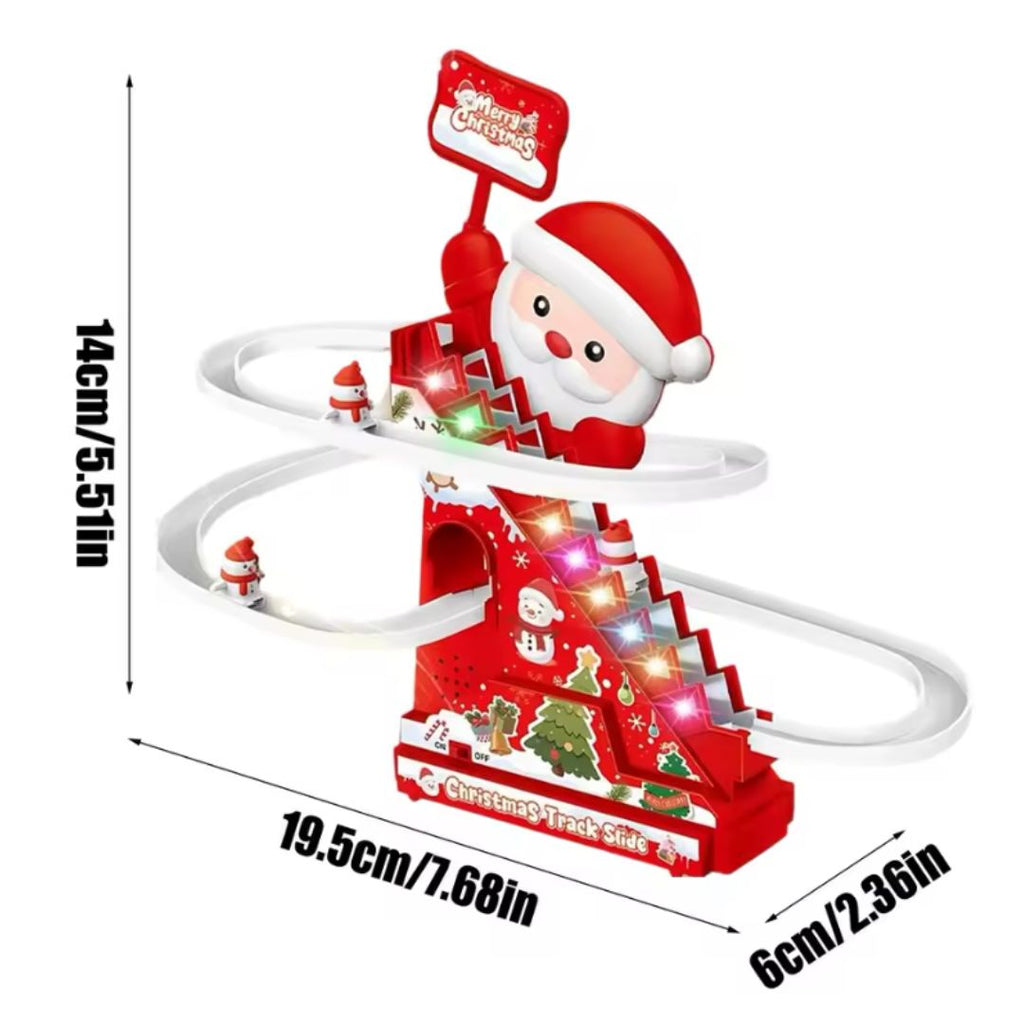 Tobogán navideño de Santa – diversión llena de alegría