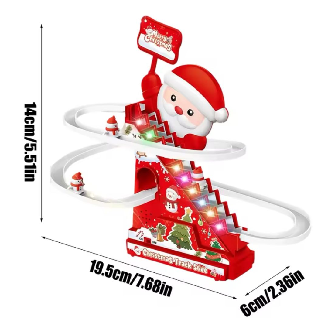 Tobogán navideño de Santa – diversión llena de alegría