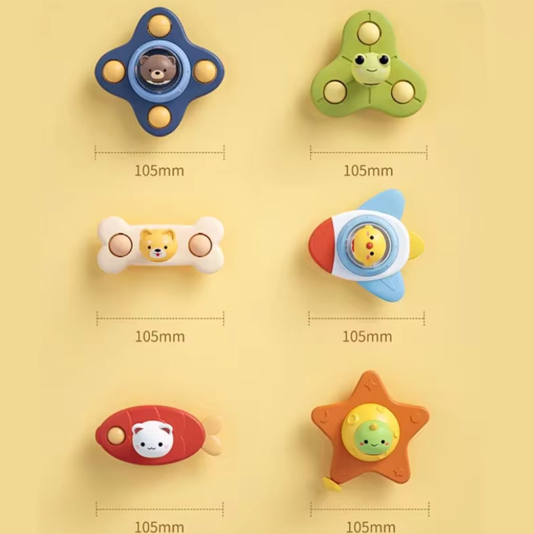 Spinner Montessori con ventosa – juguete educativo giratorio