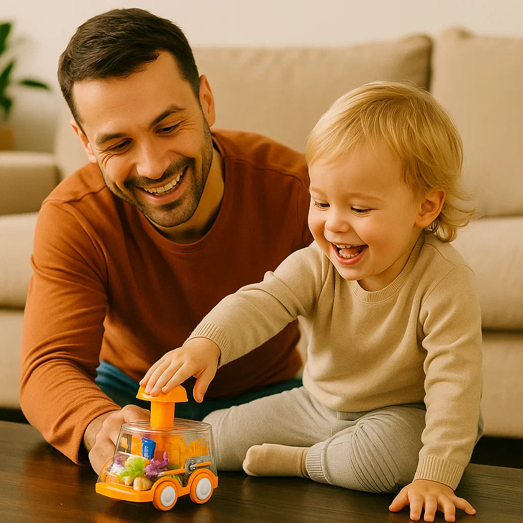 ¡Presiona y conduce – Coches con engranajes!