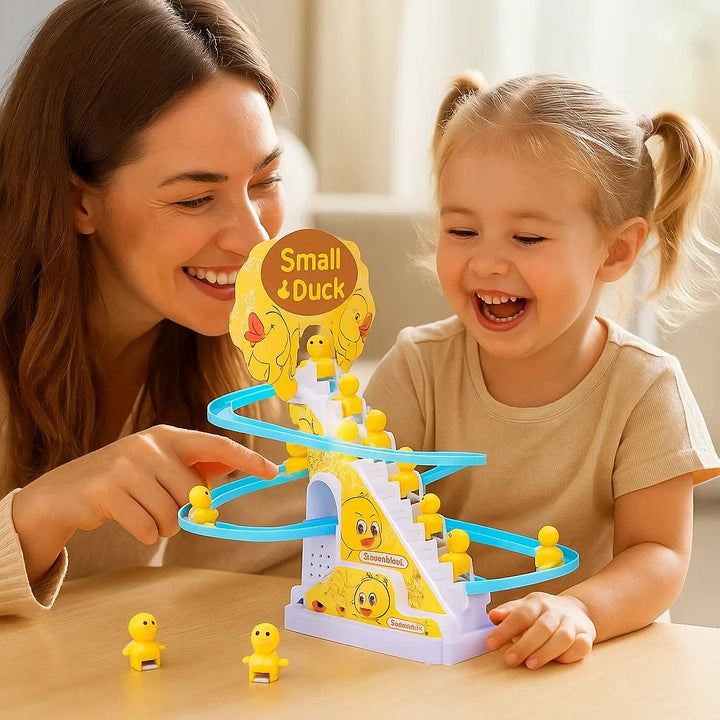 Tobogán con patos – juguete montaña rusa