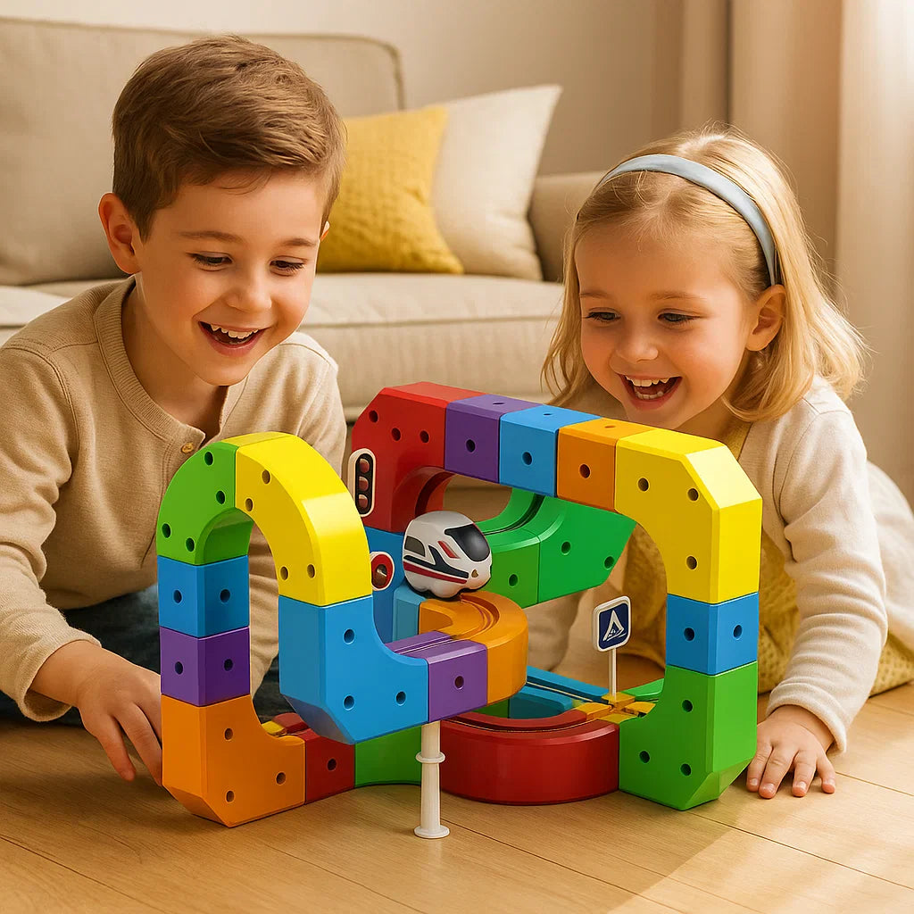 Tren magnético de bloques mágicos – Juguete para niños