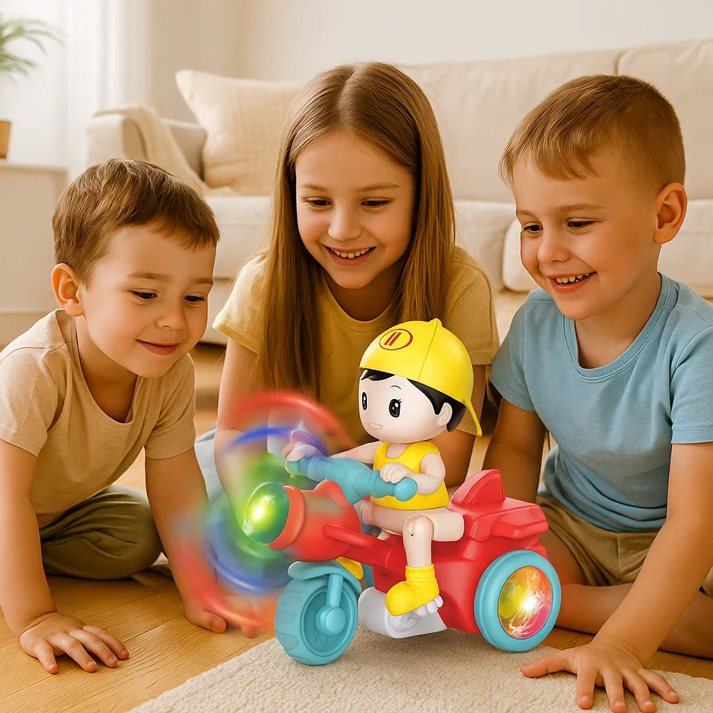 Scooter stunt musical brillante para niños