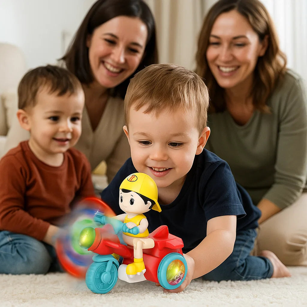 Scooter stunt musical brillante para niños