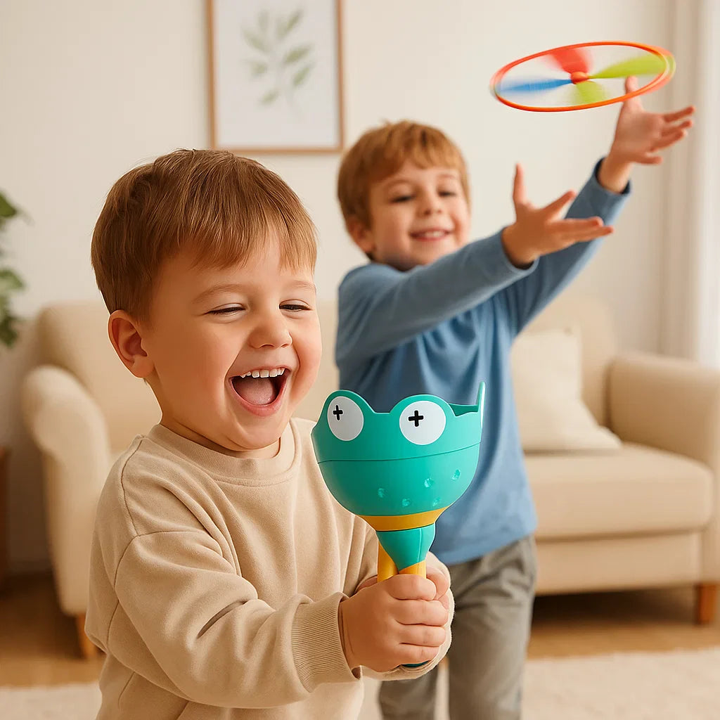 Juguete – helicóptero giratorio con cuerda