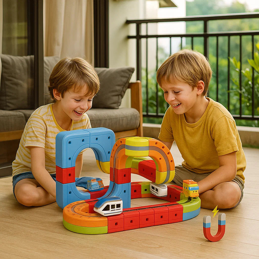 Tren magnético de bloques mágicos – Juguete para niños