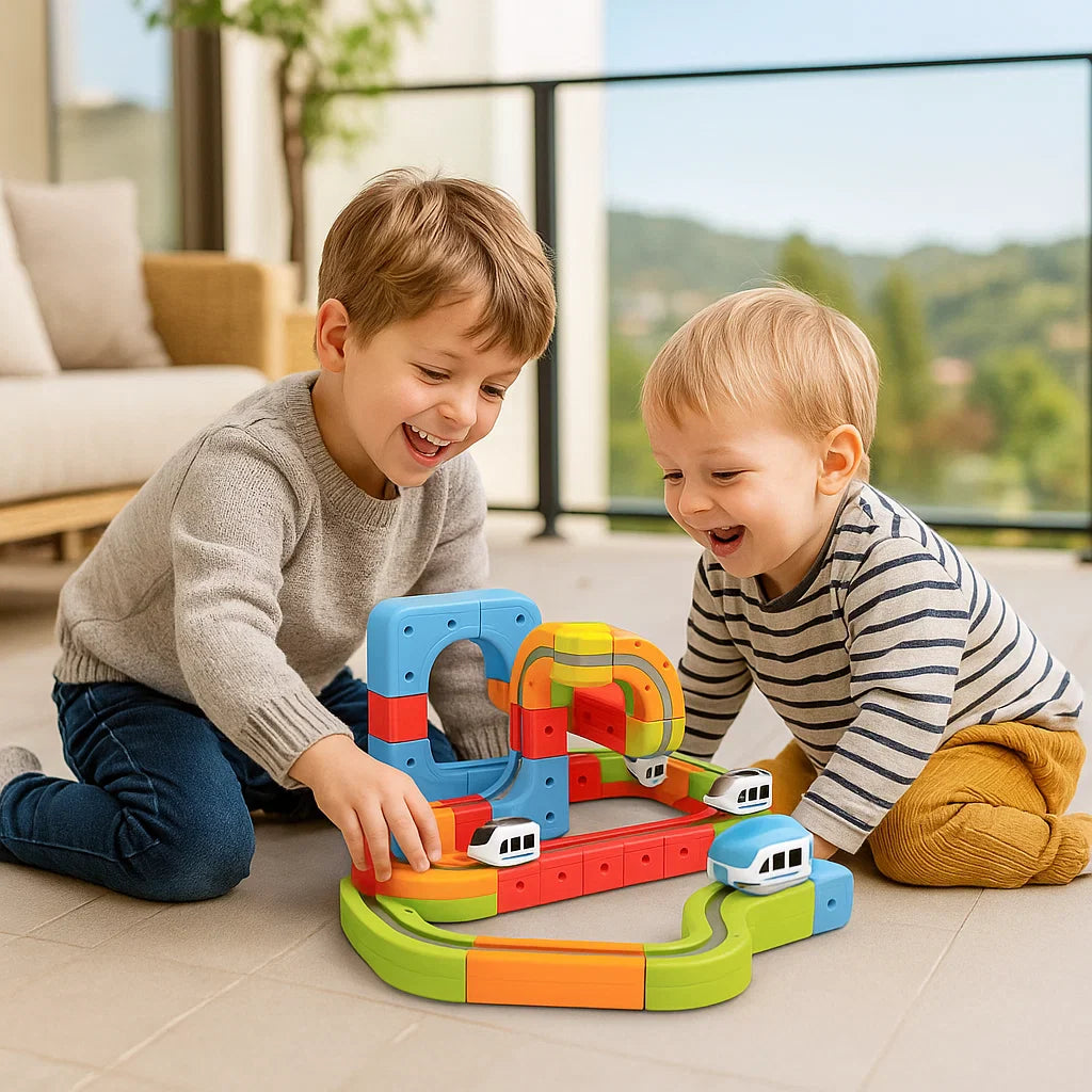 Tren magnético de bloques mágicos – Juguete para niños