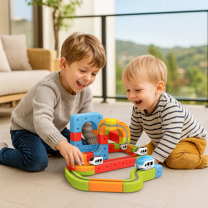Tren magnético de bloques mágicos – Juguete para niños