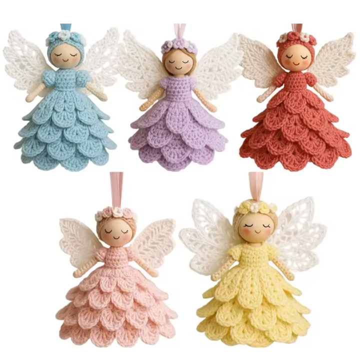 Angelitos de ganchillo – kit DIY